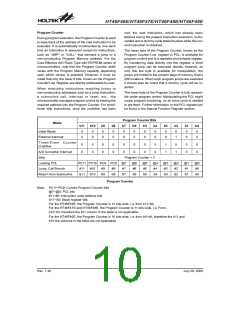 浏览型号HT46F47E的Datasheet PDF文件第10页