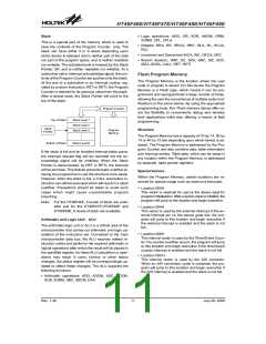 浏览型号HT46F47E的Datasheet PDF文件第11页