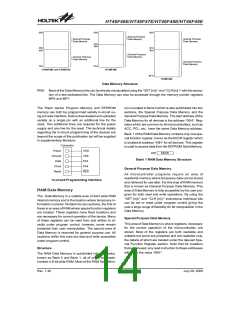 浏览型号HT46F47E的Datasheet PDF文件第14页