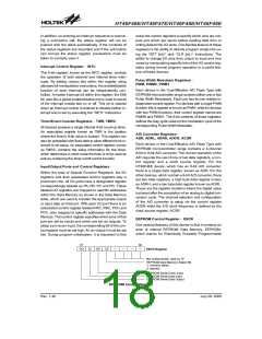 浏览型号HT46F47E的Datasheet PDF文件第18页
