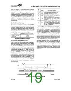 浏览型号HT46F47E的Datasheet PDF文件第19页