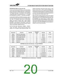 浏览型号HT46F47E的Datasheet PDF文件第20页