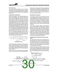 浏览型号HT46F47E的Datasheet PDF文件第30页