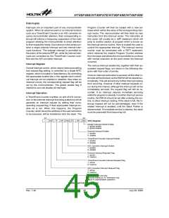 浏览型号HT46F47E的Datasheet PDF文件第45页