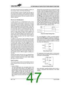 浏览型号HT46F47E的Datasheet PDF文件第47页