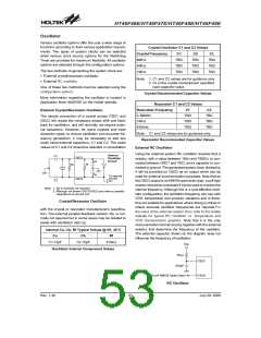 浏览型号HT46F47E的Datasheet PDF文件第53页