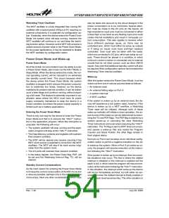 浏览型号HT46F47E的Datasheet PDF文件第54页
