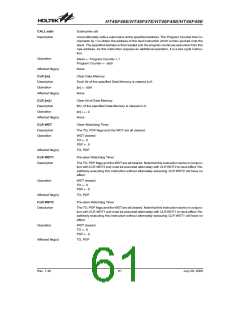浏览型号HT46F47E的Datasheet PDF文件第61页