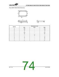 浏览型号HT46F47E的Datasheet PDF文件第74页