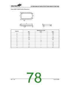 浏览型号HT46F47E的Datasheet PDF文件第78页