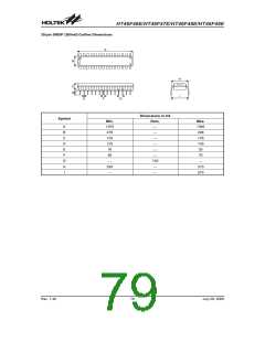 浏览型号HT46F47E的Datasheet PDF文件第79页