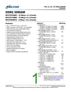 浏览型号MT47H128M8HV-187EAT的Datasheet PDF文件第1页