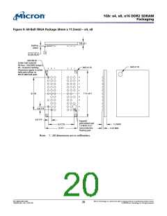 浏览型号MT47H128M8HV-187EAT的Datasheet PDF文件第20页