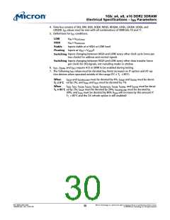 浏览型号MT47H128M8HV-187EAT的Datasheet PDF文件第30页