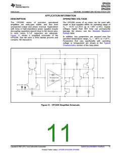 浏览型号OPA209的Datasheet PDF文件第11页
