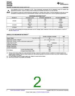 浏览型号OPA209的Datasheet PDF文件第2页