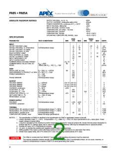 浏览型号PA85A的Datasheet PDF文件第2页