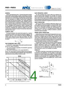 浏览型号PA85A的Datasheet PDF文件第4页