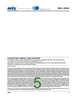 浏览型号PA85A的Datasheet PDF文件第5页