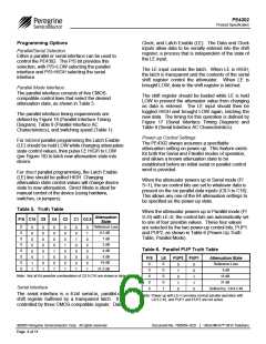 浏览型号PE4302-01的Datasheet PDF文件第6页