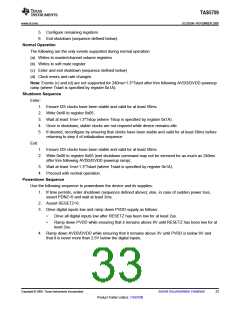 浏览型号TAS5709的Datasheet PDF文件第33页