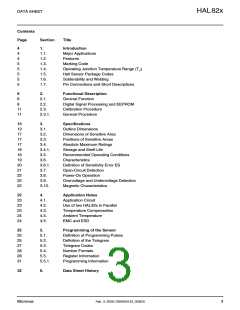 浏览型号HAL825UT-K的Datasheet PDF文件第3页