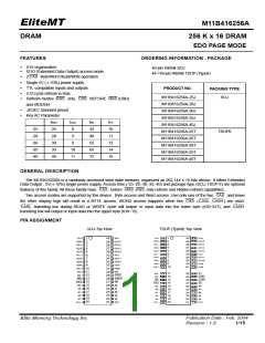 浏览型号M11B416256A-35J的Datasheet PDF文件第1页