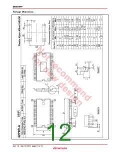 浏览型号M54679FP的Datasheet PDF文件第12页