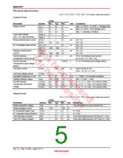 浏览型号M54679FP的Datasheet PDF文件第5页