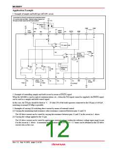 浏览型号M61880FP的Datasheet PDF文件第12页