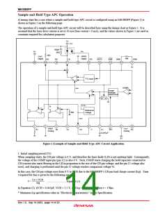 浏览型号M61880FP的Datasheet PDF文件第14页