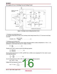 浏览型号M61880FP的Datasheet PDF文件第16页