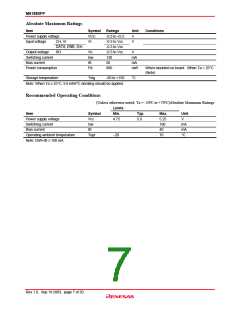 浏览型号M61880FP的Datasheet PDF文件第7页