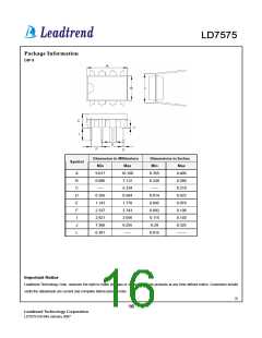 浏览型号LD7575PN的Datasheet PDF文件第16页