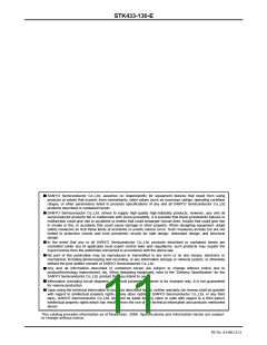 浏览型号STK433-130-E的Datasheet PDF文件第11页