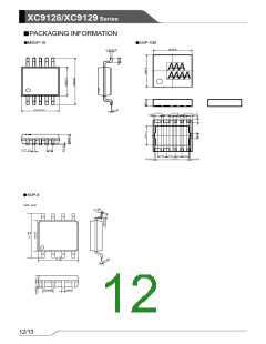 浏览型号XC9128D45CAR的Datasheet PDF文件第12页