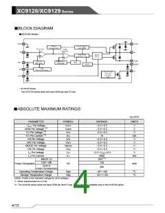 浏览型号XC9128D45CAR的Datasheet PDF文件第4页