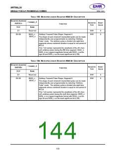 浏览型号XRT86L30IV的Datasheet PDF文件第144页