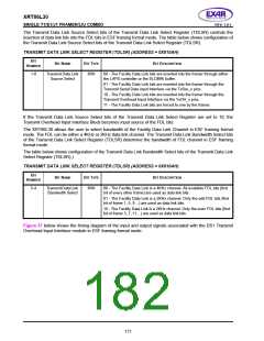 浏览型号XRT86L30IV的Datasheet PDF文件第182页