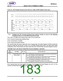 浏览型号XRT86L30IV的Datasheet PDF文件第183页