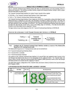 浏览型号XRT86L30IV的Datasheet PDF文件第189页
