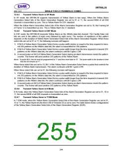 浏览型号XRT86L30IV的Datasheet PDF文件第255页