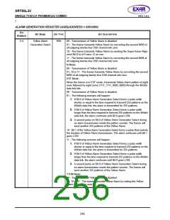 浏览型号XRT86L30IV的Datasheet PDF文件第256页