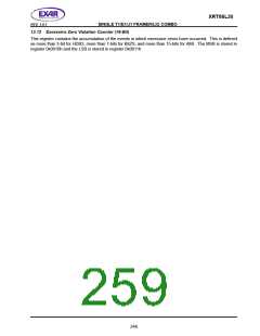 浏览型号XRT86L30IV的Datasheet PDF文件第259页