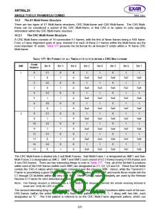 浏览型号XRT86L30IV的Datasheet PDF文件第262页