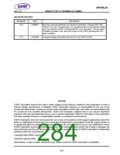 浏览型号XRT86L30IV的Datasheet PDF文件第284页