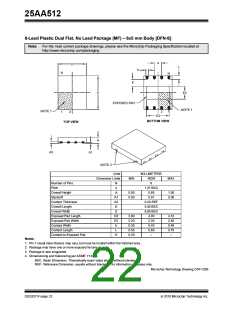 浏览型号25AA512-I/SN的Datasheet PDF文件第22页