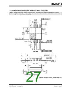 浏览型号25AA512-I/SN的Datasheet PDF文件第27页