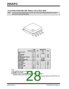 浏览型号25AA512-I/SN的Datasheet PDF文件第28页