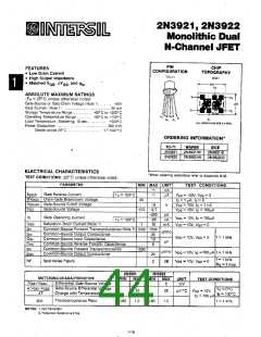 浏览型号2N3824的Datasheet PDF文件第44页